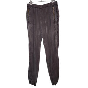 Young Fabulous and broke grey chambray joggers